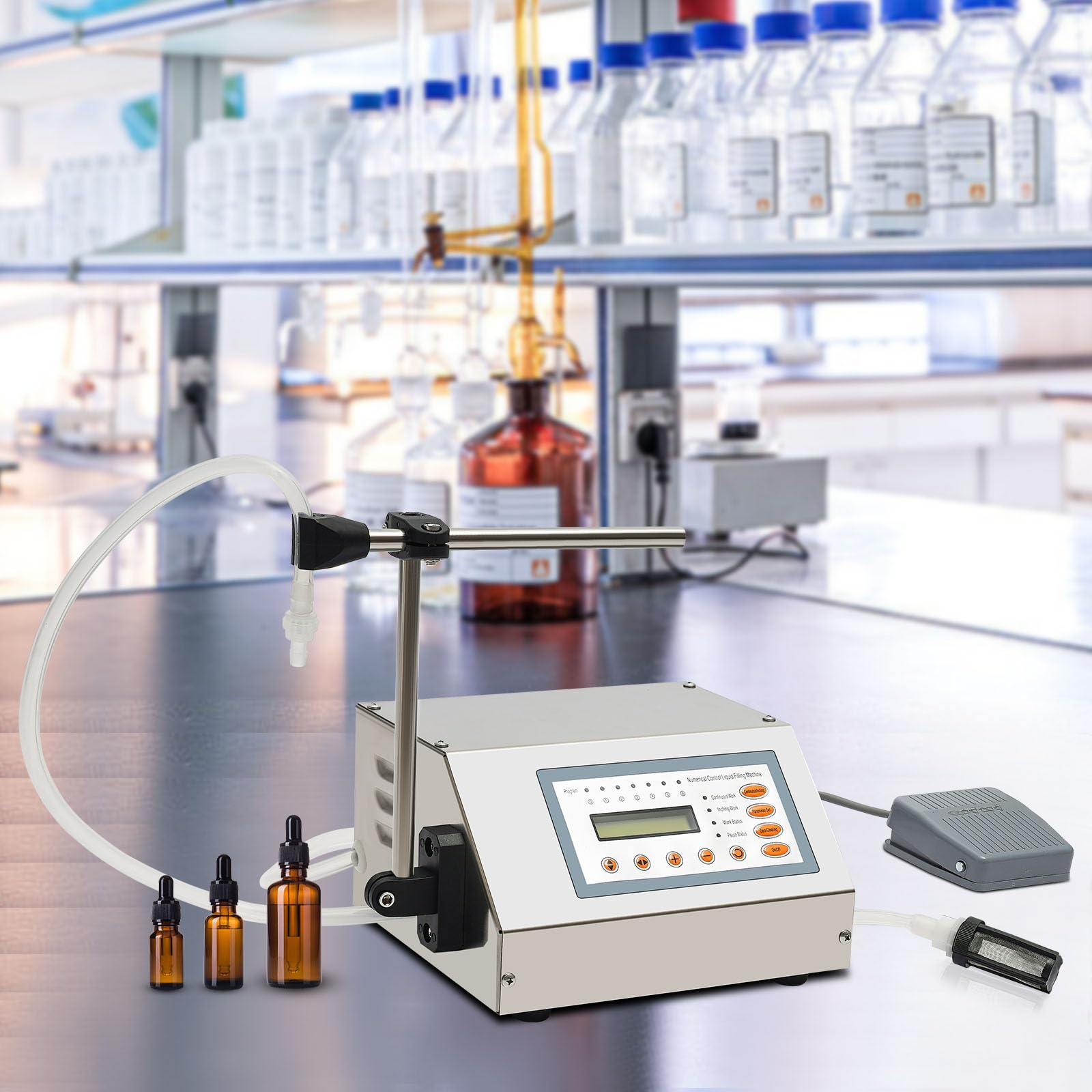 Membranpumpe CNC Flüssigkeitsfüllmaschine EU-Standard 220V FLüSSIGE FüLLMASCHINE PUMP Abfüllmaschine Abfüllanlage Abfüller