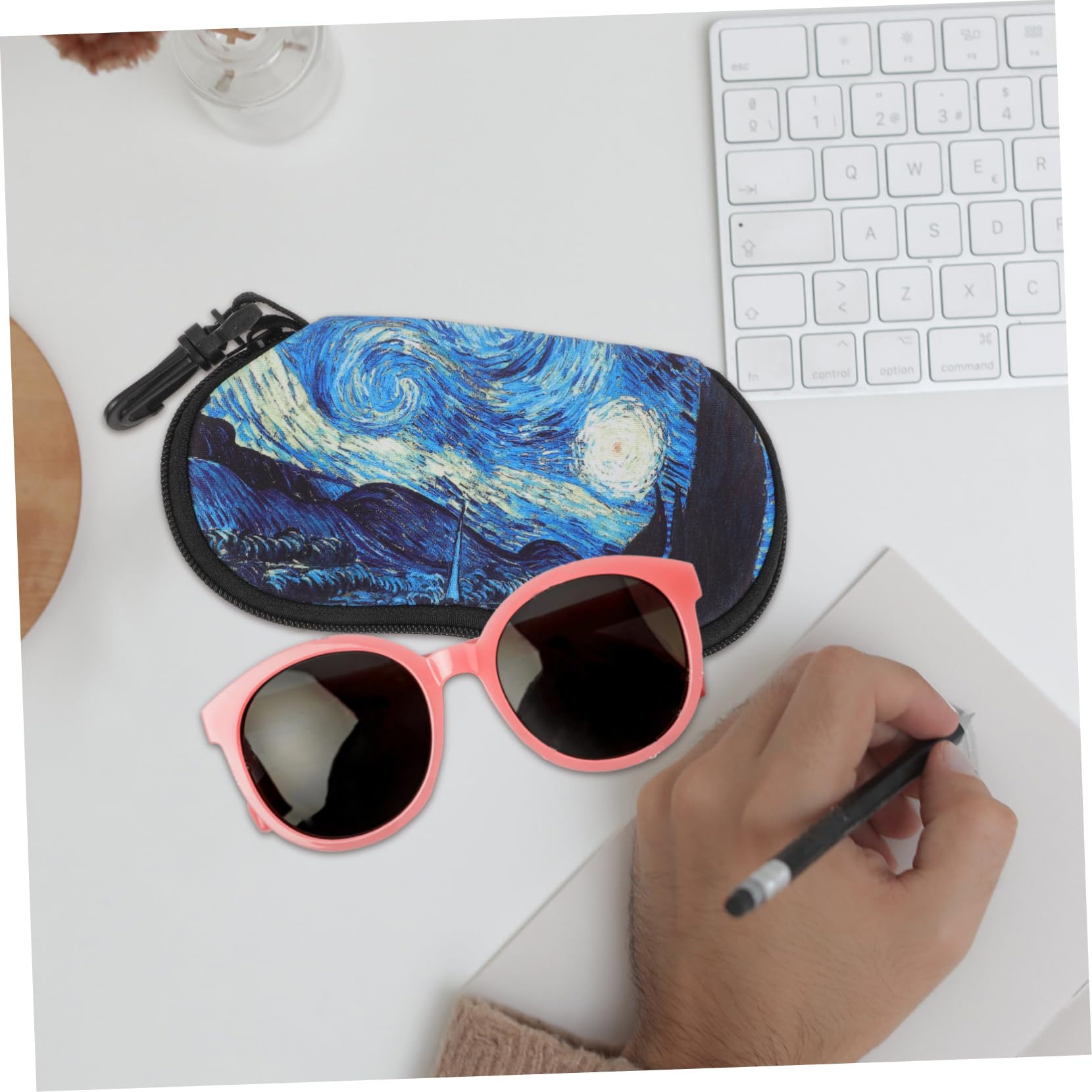 VALICLUD Sonnenbrillenetui Im ​​2er-pack Tragbares Brillenetui Sonnenbrille Organizer Brillenkoffer Auto Fall Brillen-organizer Hartes Brillenetui Für Damen Neopren