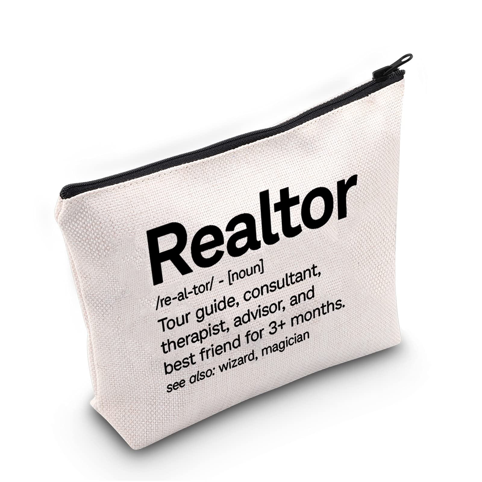 TSOTMO Realtor Makeup Bag Real Estate Gift Seller Marketing Guide Gift Realtor Survival Kit Bag Realtor Tour Guide