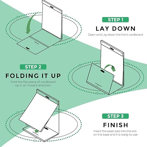 Miniatura 7 de CREGEAR Sticky Tabletop Easel Pad for Teachers and Students, 20 x 23 Inches, 20 SheetsPad, 1 Pack
