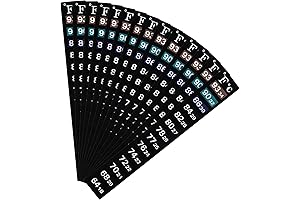 20 Pcs Digital Temperature Sticker Aquarium Thermometer