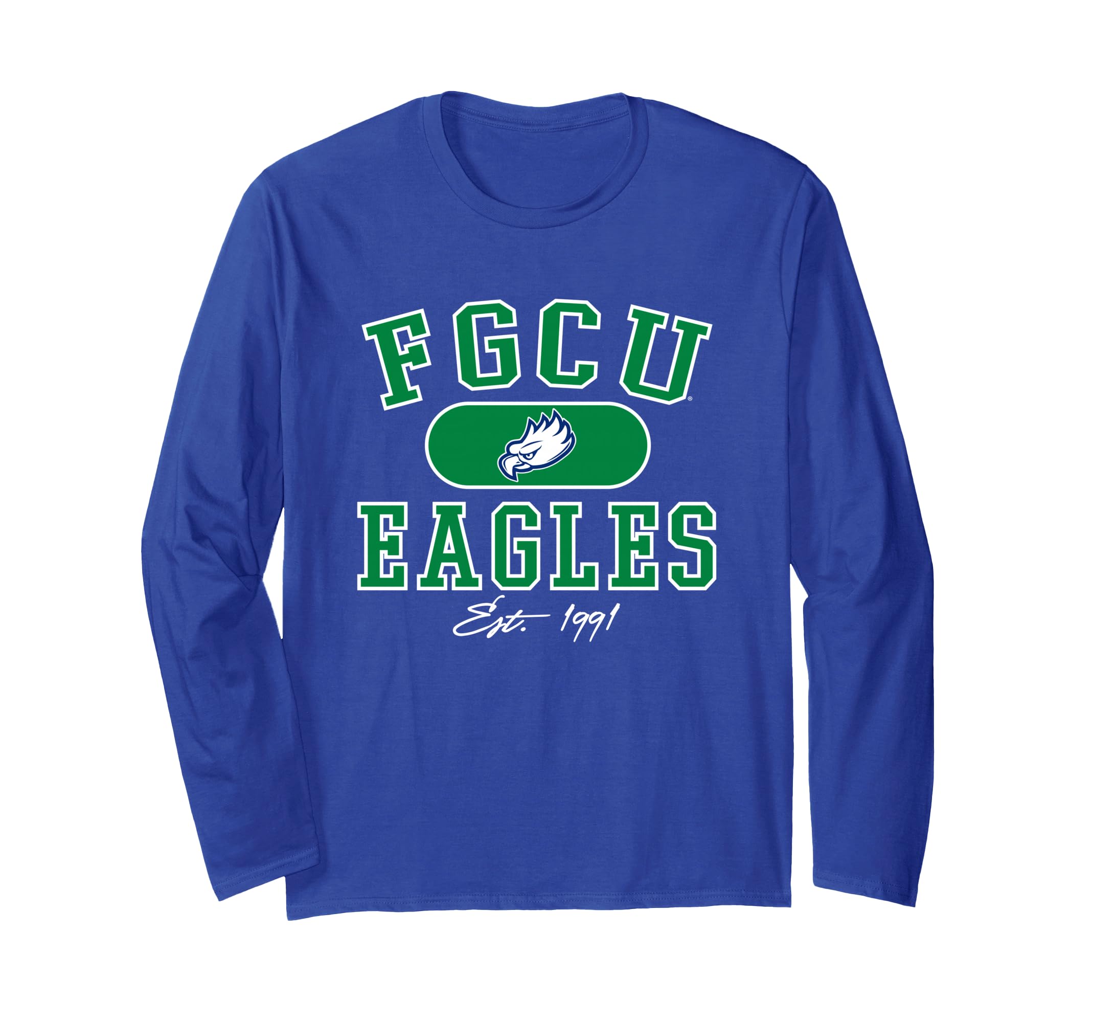 Florida Gulf Coast Eagles Varsity Officially Licensed Long Sleeve T-Shirt