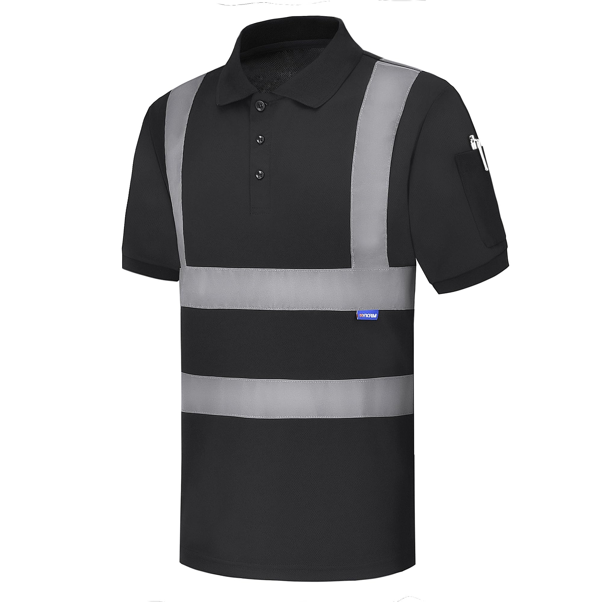 AYKRM Polo de sécurité Haute visibilité 7 Couleurs
