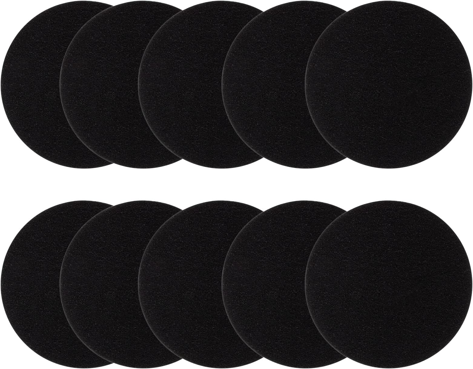Charcoal Filters for Kitchen Compost Bin Replacement Filter Countertop Home Bucket Refill Sets, 10 Pack Round