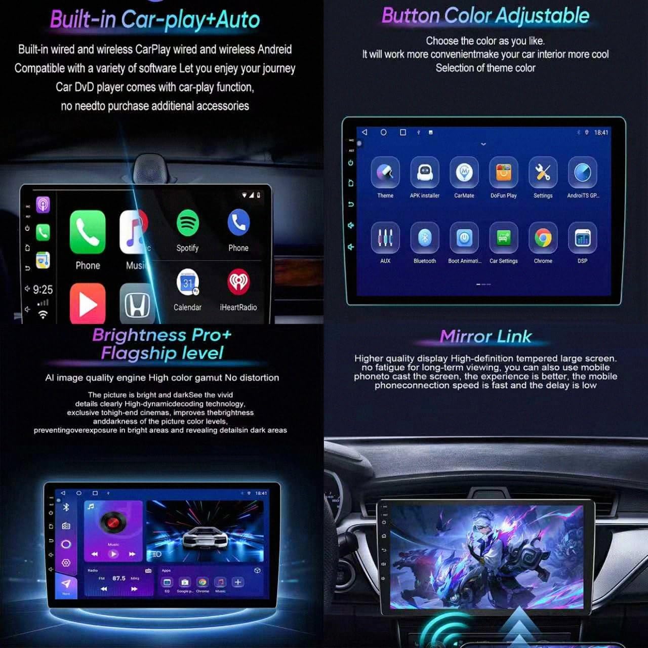 Táctil de Navegación GPS para Toyota LC100 Land Cruiser0 LC0 2002-2007 9 Pulgadas Android 15 Autoradio Mirror Link SWC para, 8 Core 8G+256G