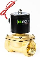 Vista 19 de U.S. Solid Válvula solenoide eléctrica de latón de 3/4 pulgada, 110V CA, normalmente cerrada, para agua no potable, aire y diésel