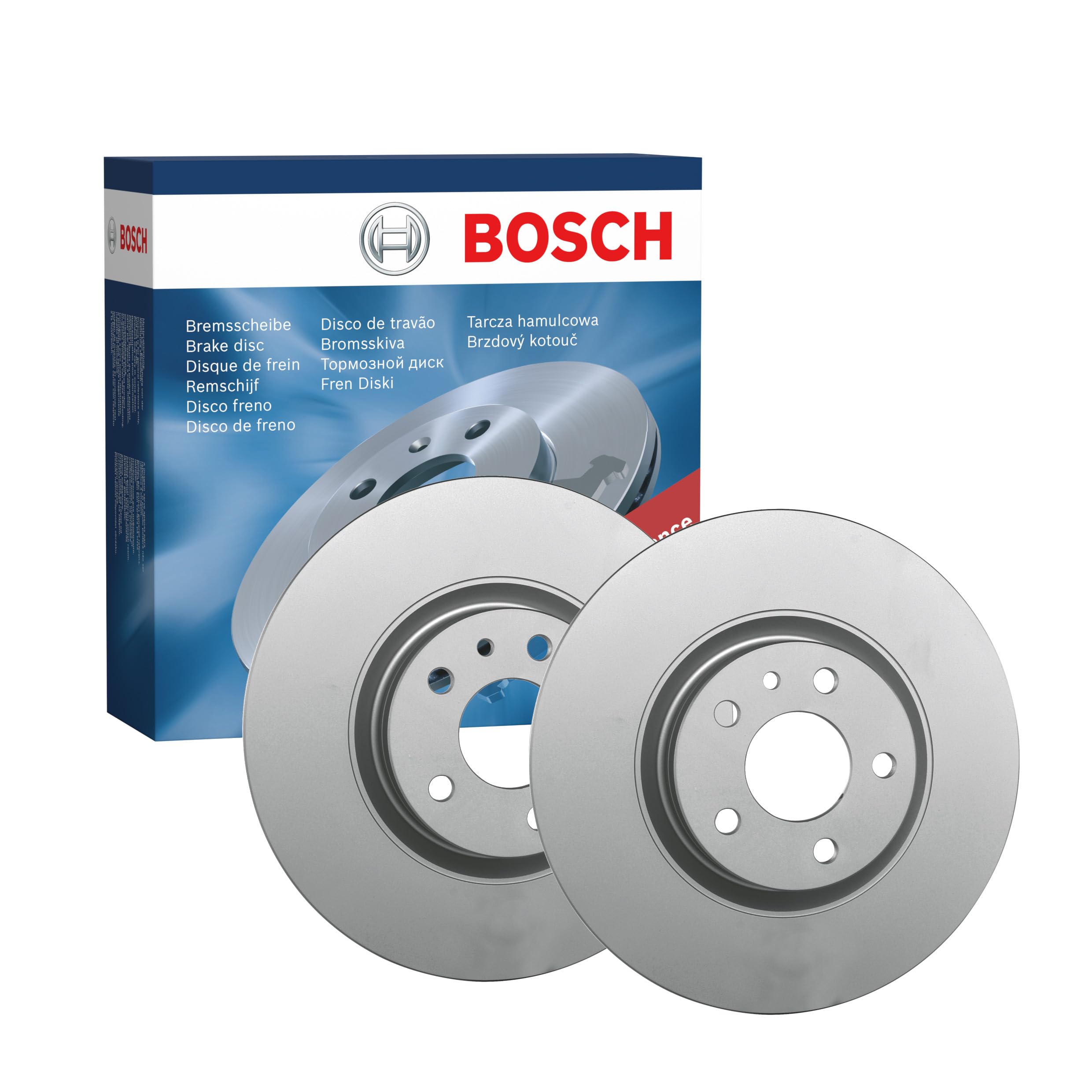 2x Brake Discs Pair Vented fits FIAT FIORINO 225 Front 1.4 1.3D 2007 on 283.9mm