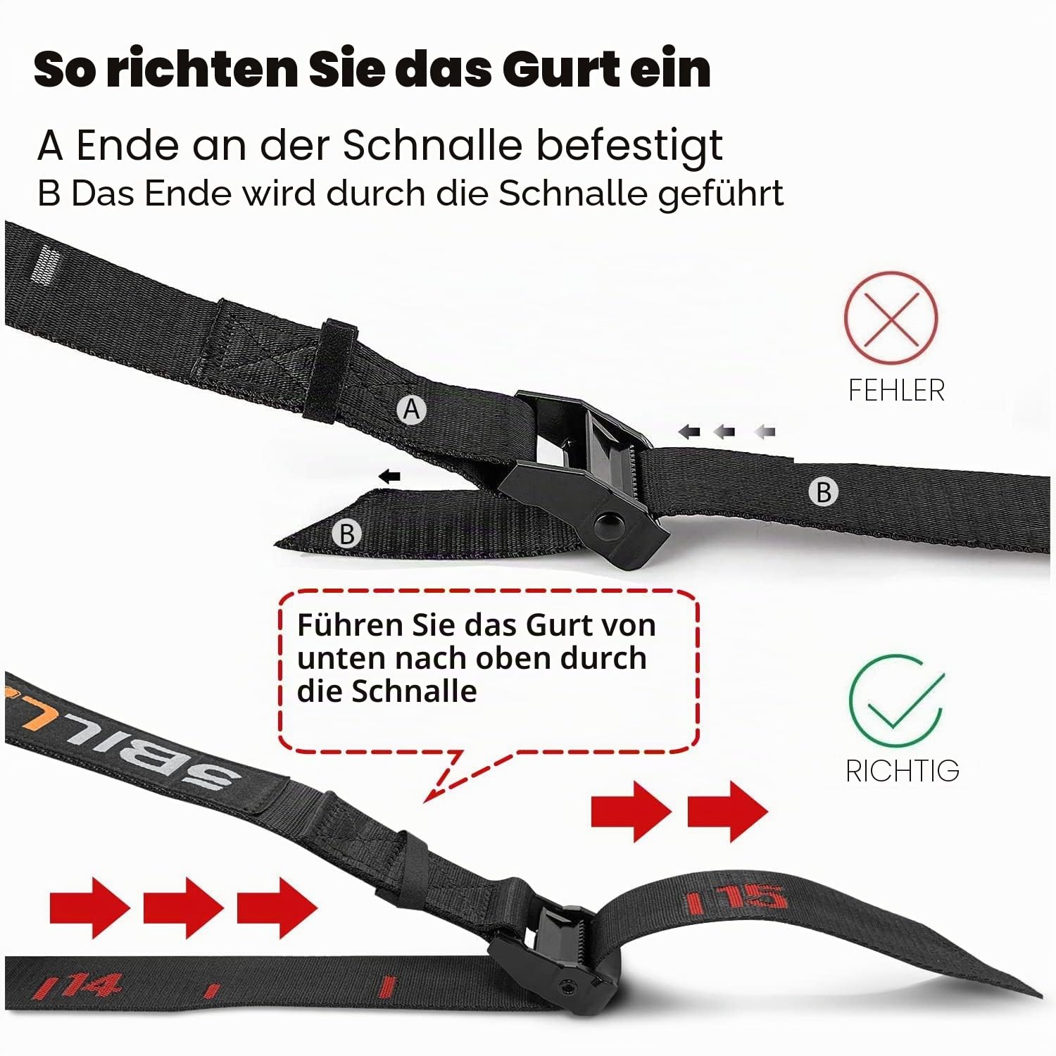 5BILLION Turnringe Holz Gymnastikringe Ringe Turnen für Fitness mit Hochfeste Nylon Gurtbänder mit Schnellschnallverschlüßen aus Metall verstellbaren
