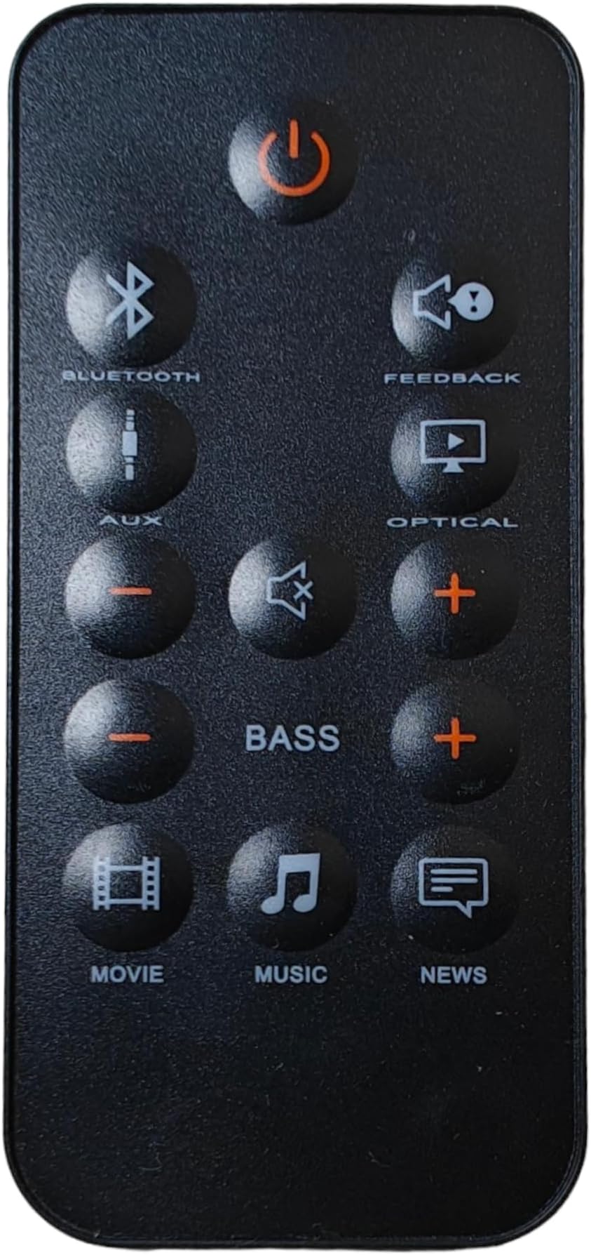 Ehop Compatible Remote Control for JBL SB150 Soundbar with CR2025 Battery