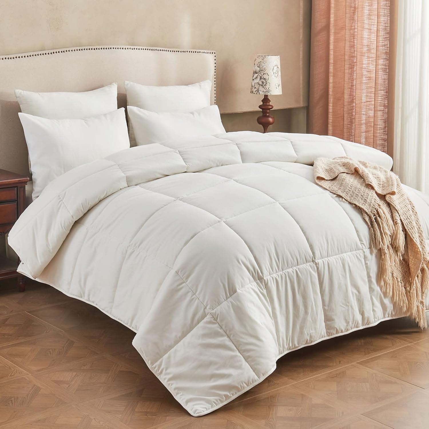 Climaloft Hybrid Wool Comforter King Size with 100% Organic Cotton