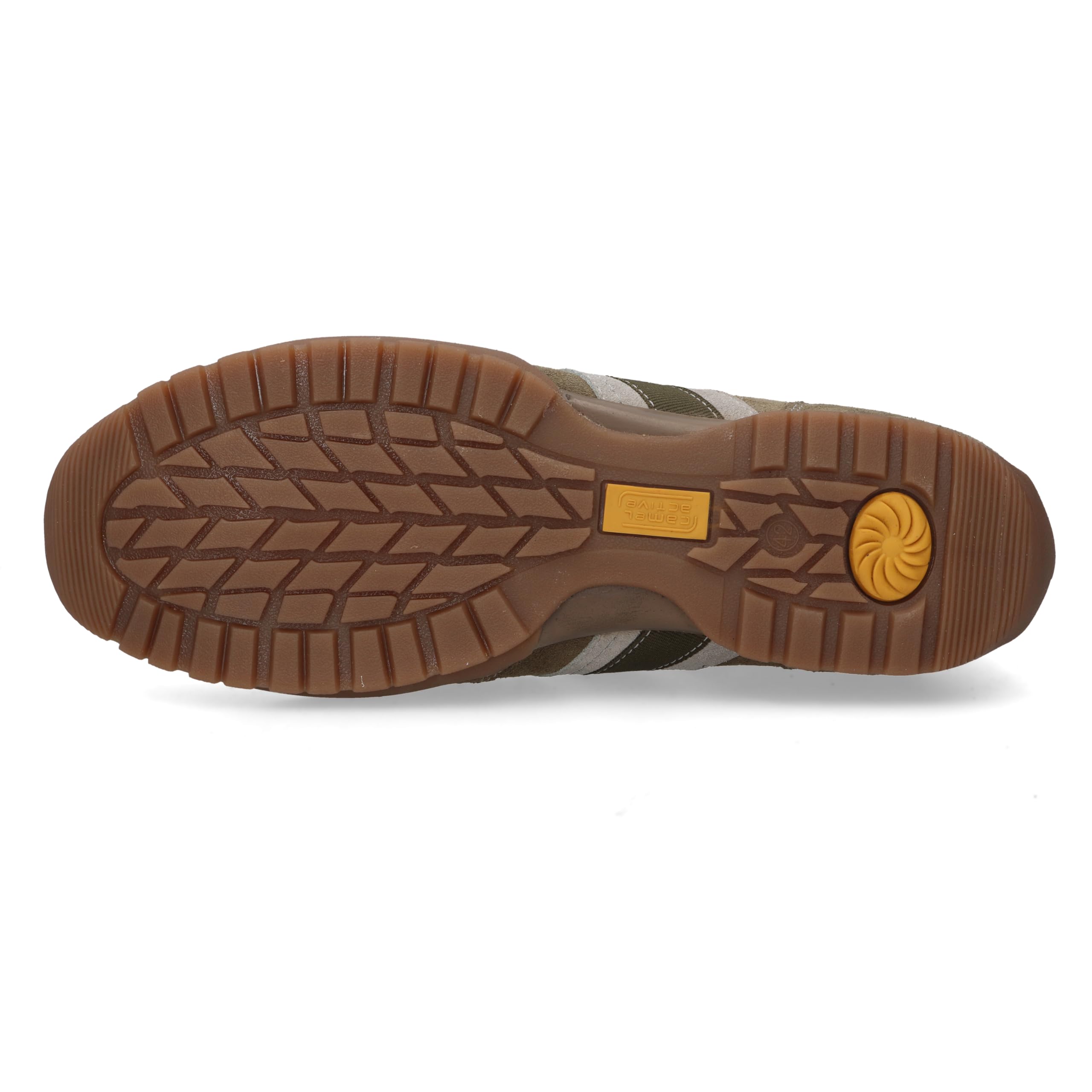 camel active Herren Sneaker aus Spaltleder mit Mikrofaserelementen