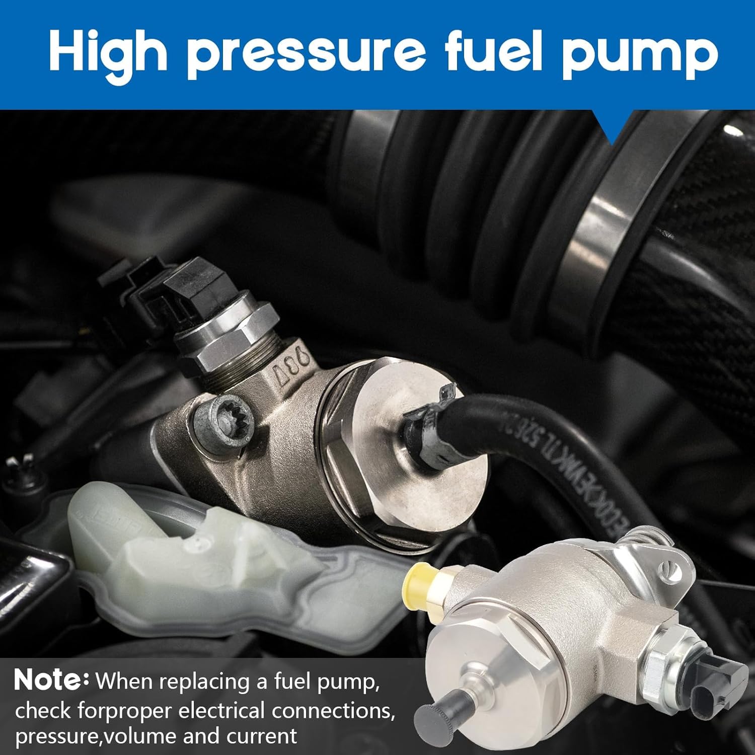 High Pressure Fuel Pump Compatible with Audi A4 A5 A6 Q5 TT 2009-2017 replace 06J127025L 06J127025K