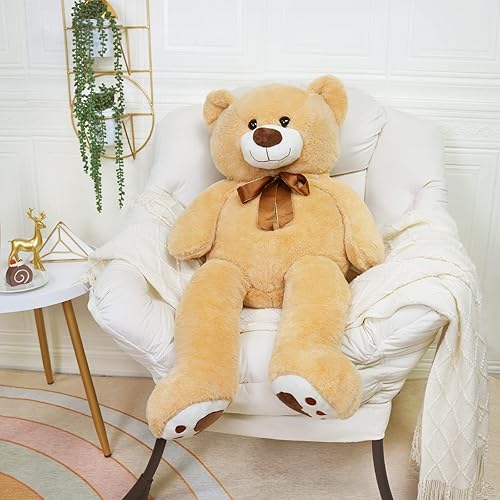Miniatura 5 de MBOOYOME Oso de peluche gigante de 38 pulgadas oso de peluche grande oso de peluche suave oso de peluche a granel para novia niños mamá San Valentín