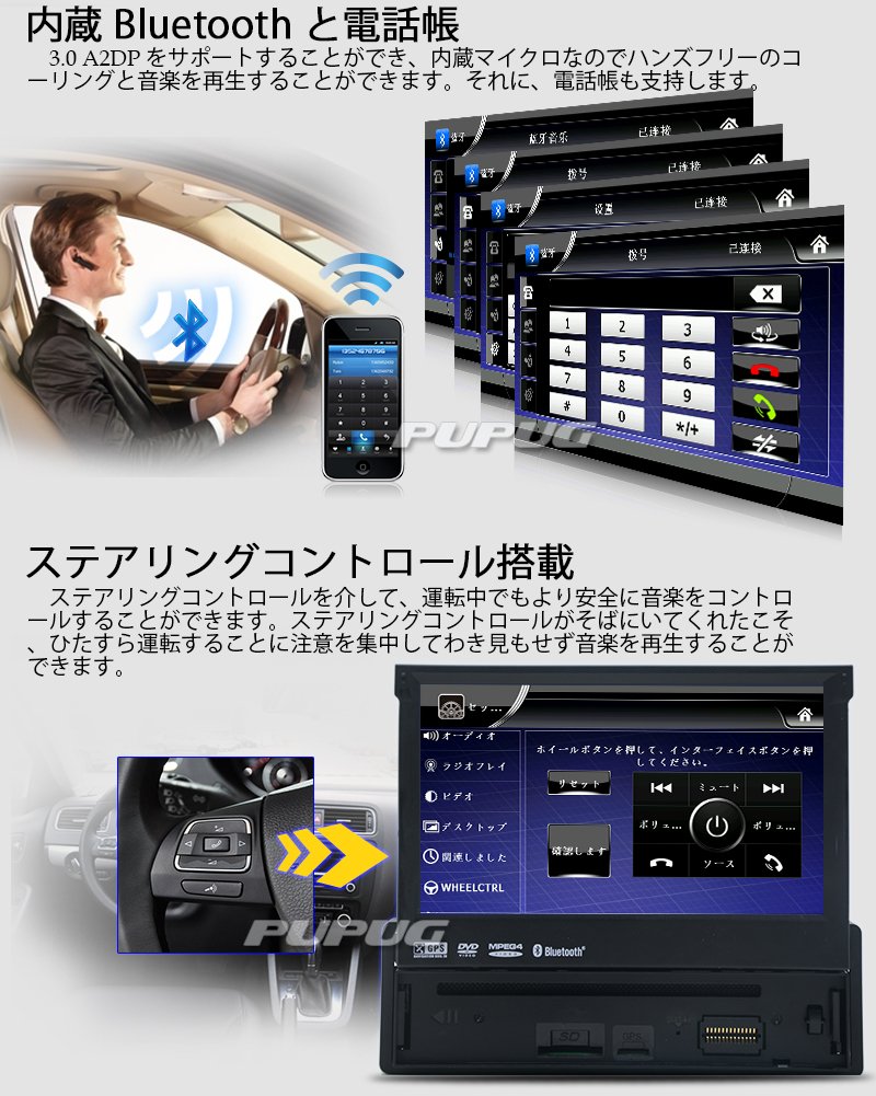 Amazon.co.jp: 車載用DVDプレーヤー MP4 Aux Windows CE 6.0 12V