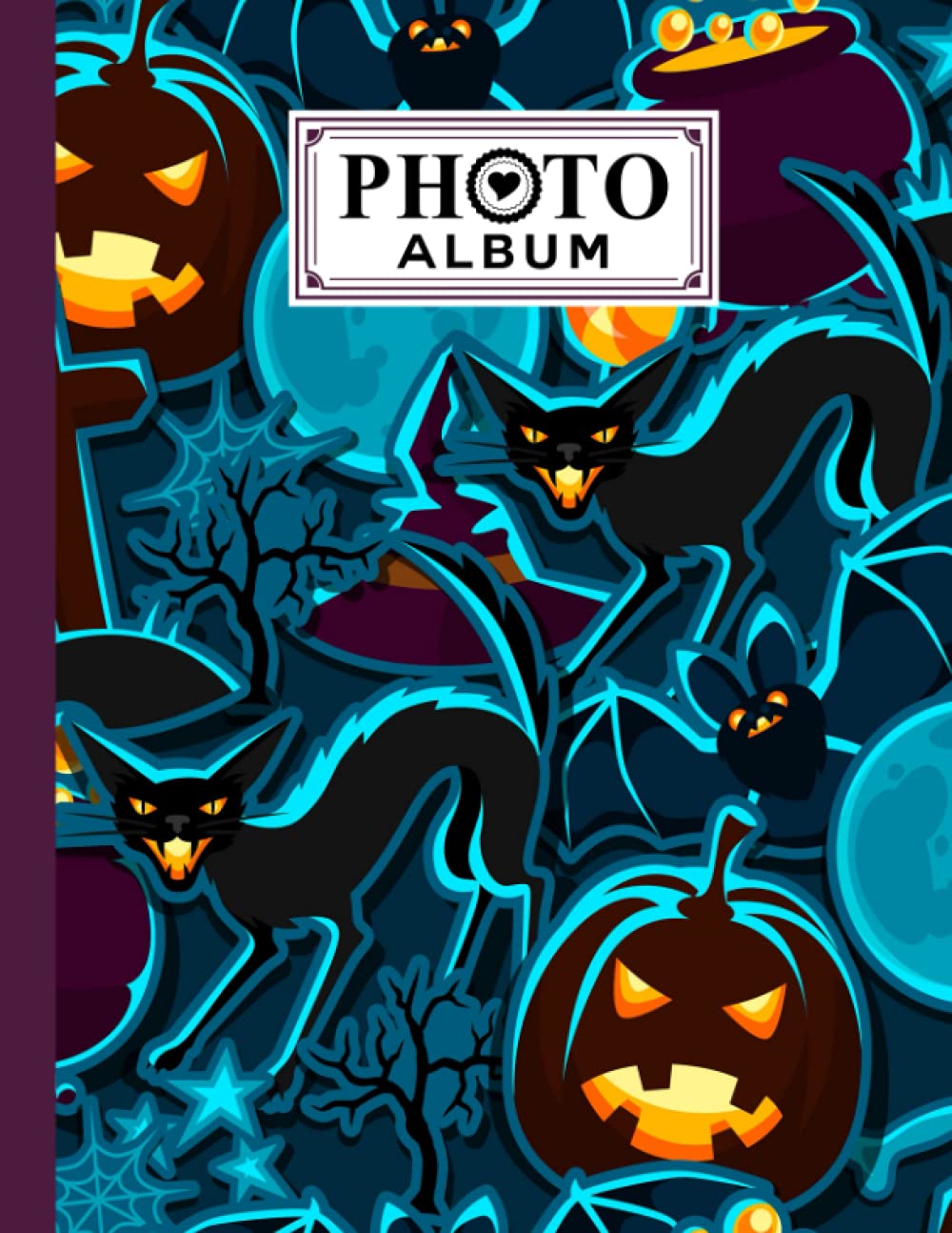 Photo Album: Large Photo Albums with Writing Space Memo, Extra Large Capacity Picture Album | Premium Happy Halloween Cover by Tim Gross