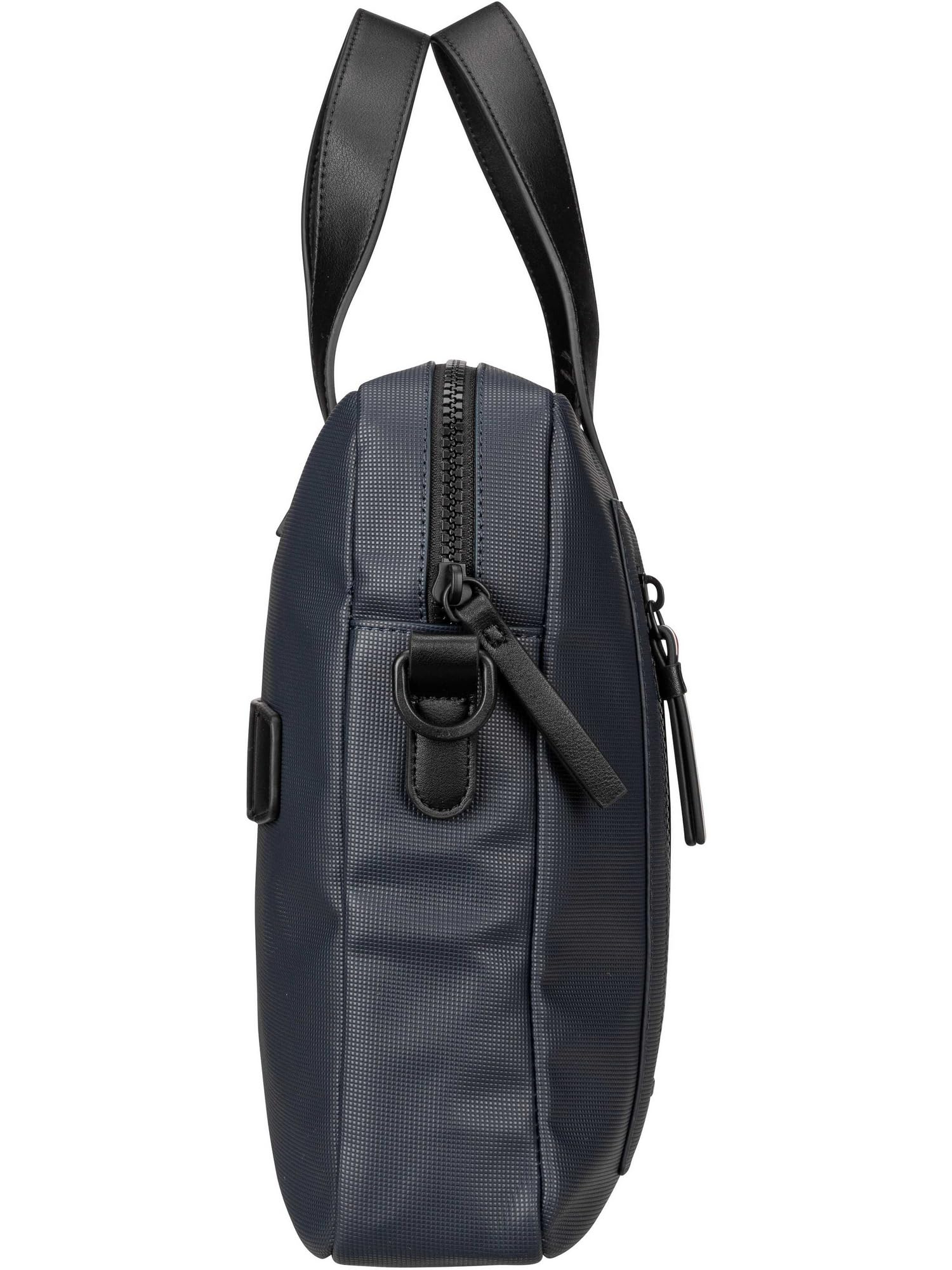 Tommy Hilfiger TH Pique Monotype Slim Computer Bag Space Blue, Espacio Azul, OneSize