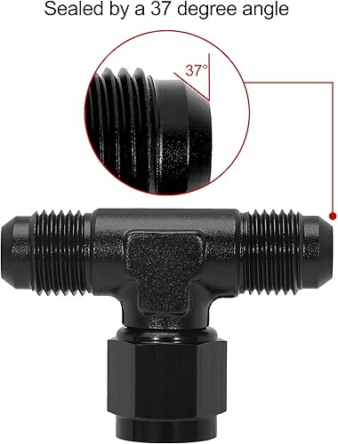 Miniatura 4 de EVIL ENERGY Adaptador de montaje en T macho 6AN con AN6 hembra giratorio en el lado negro