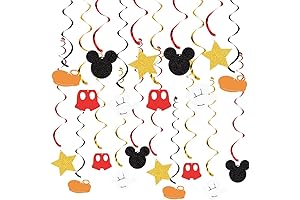 30 Count Mickey Mouse Swirl Decorations