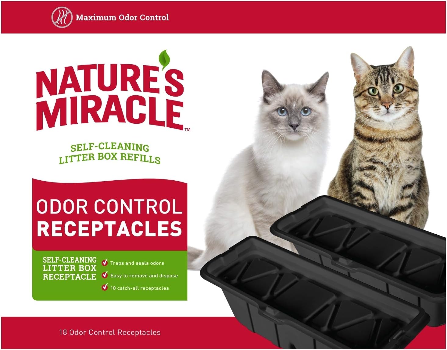 Buy Nature's Miracle P98232 Waste Receptacles Litter Box Waste