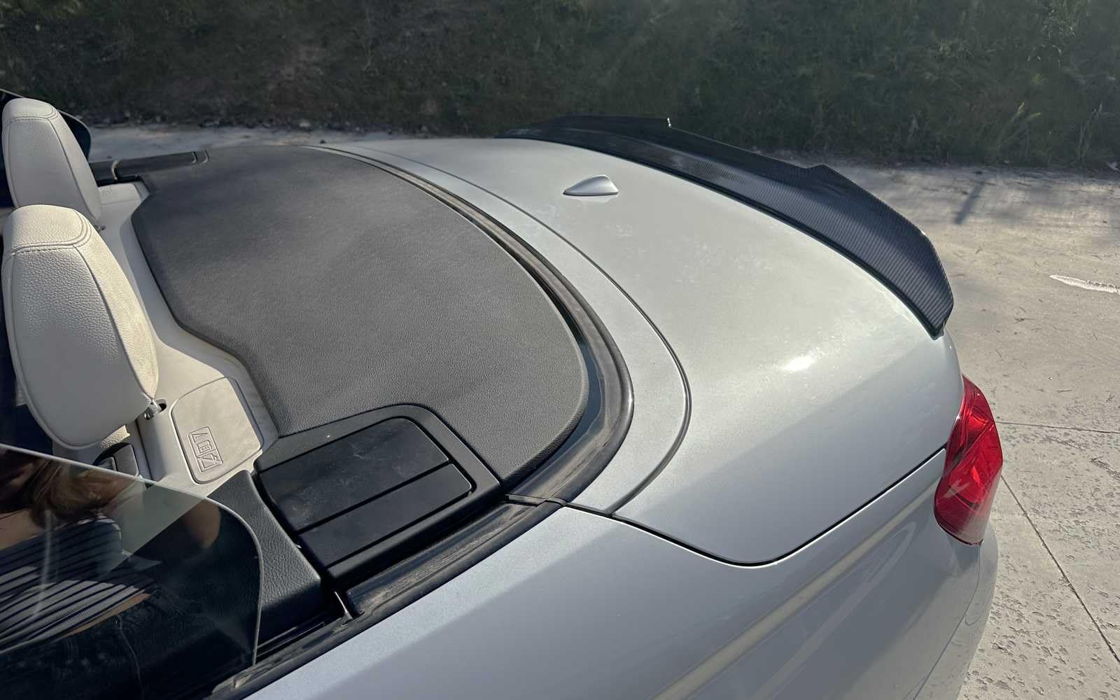 Mptuned BMW F33 PSM Stil Heckspoiler in Carbon Optik per BMW Serie 4 2014-2019 Cabrio 420i 428i 430i 435i 440i