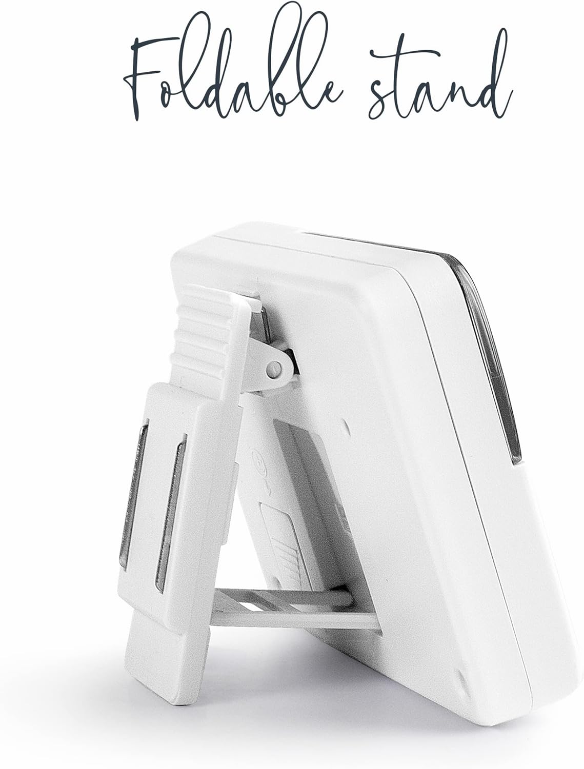 Lacor 60802 Kitchen Clock with Alarm, Timer, Programmable, LCD Display, Maximum Countdown Range: 24 h, White, Plastic