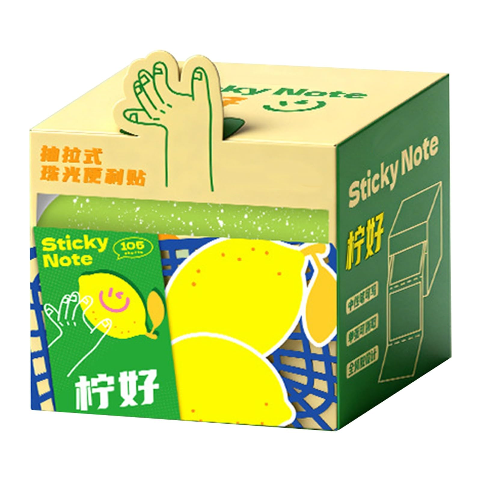Glitter Sticky Notes,Transparent Sticky Notes