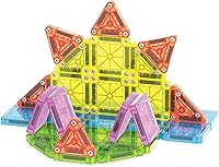 Vista 7 de Magna-Tiles microMAGS Set de Viaje Deluxe de 55 Piezas de Construcción Magnética, La Marca Original de Construcción Magnética