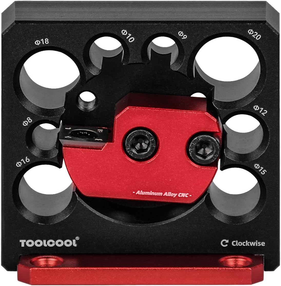 Toolcool Electric Drill Carbide Inserts Dowel Maker High Speed Dowel Cutter Plate (Metric 8 Holes)