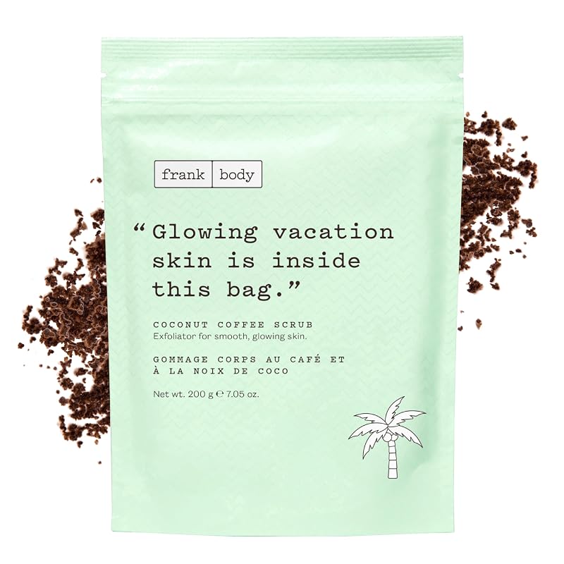 Esfoliante corporal de café e coco frank body, 200 g