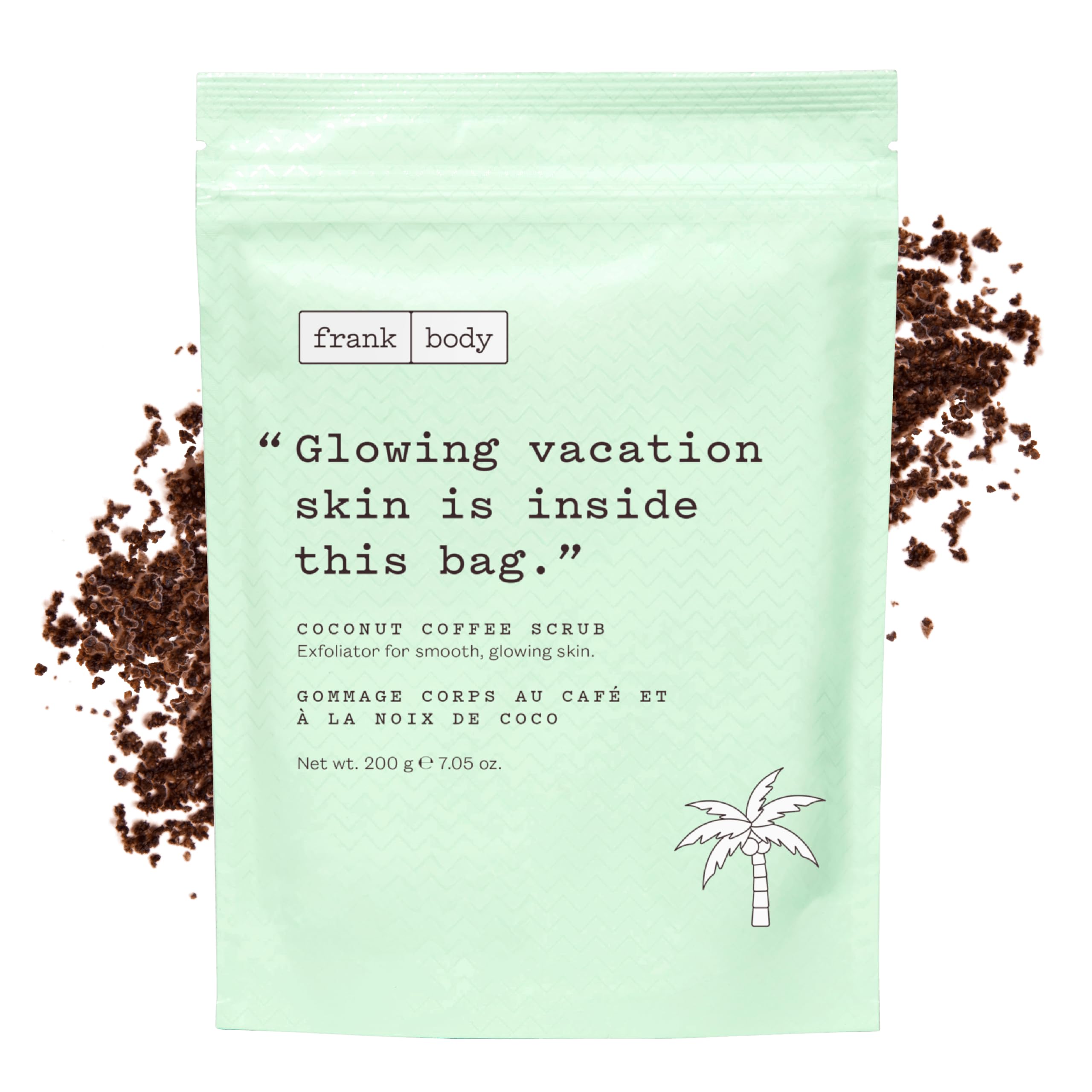 Frank Body Scrub, Coconut Coffee, 7 oz