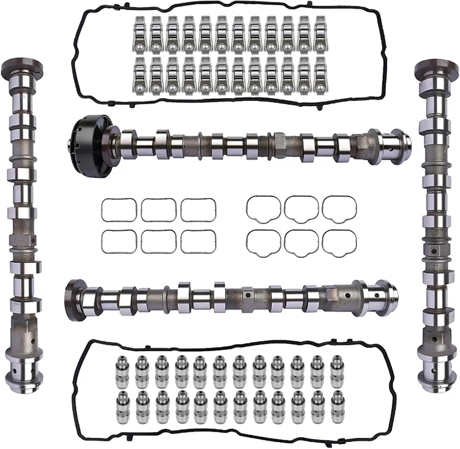 GELUOXI Camshaft Rocker Arm Lifter Kit Replacement for 11-16 Grand Cherokee Charger Challenger Ram 1500 3.6L Pentastar 5184296AH 5184332AA 5184377AF 5184378AF 5184379AF 5184380AF
