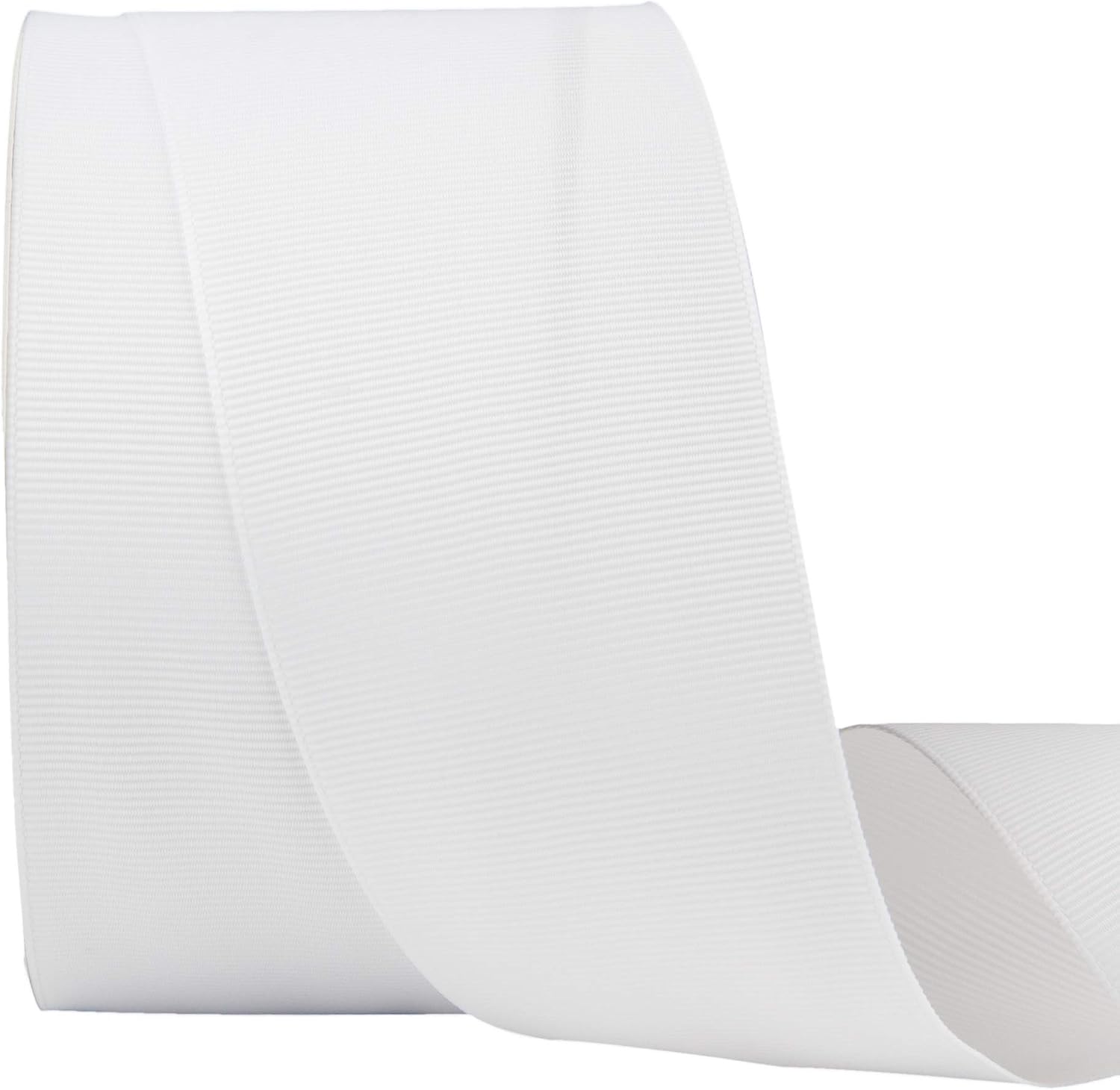 VATIN 50mm Solid White Grosgrain Ribbon Spool -23 Metre, Great for Sewing Gift Wrapping, Hair Bows, Flower Arranging, Home Decorating - Image 5
