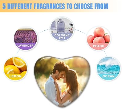 Custom Car Air Vent Clip with Your Photo and Text,Personalised Different Scents Car Air Fresheners,Interior Decoration,Decorative Accessories
