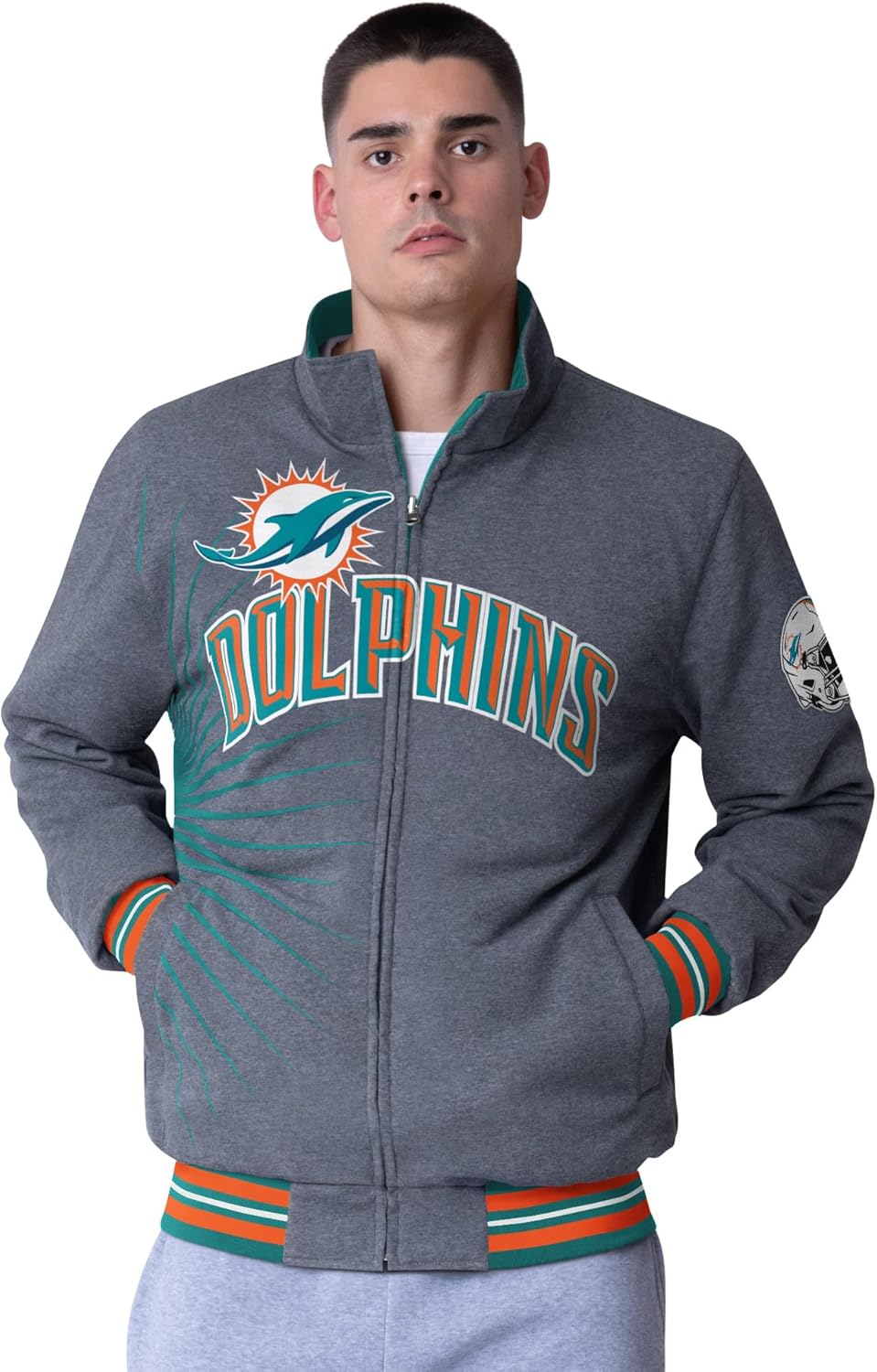 G-III Sports Men's NFL Strong Arm Reversible Full-Zip Jacket