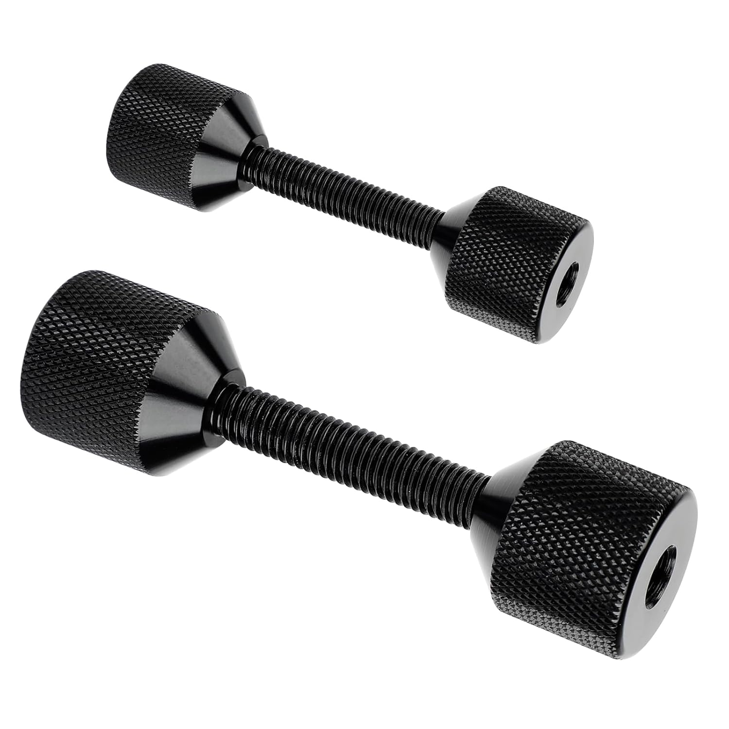 4PCS Aluminium Flange Two Hole Pin, 1-1/8" and 1-5/8" Detachable Two Hole Pins, Diameter Alignment Pin, Black