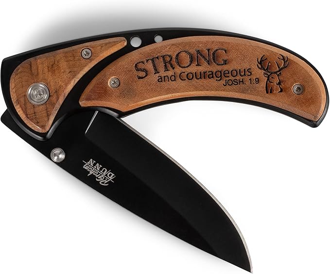 3. P. Graham Dunn - Inspirational Bible Verse Pocket Knife