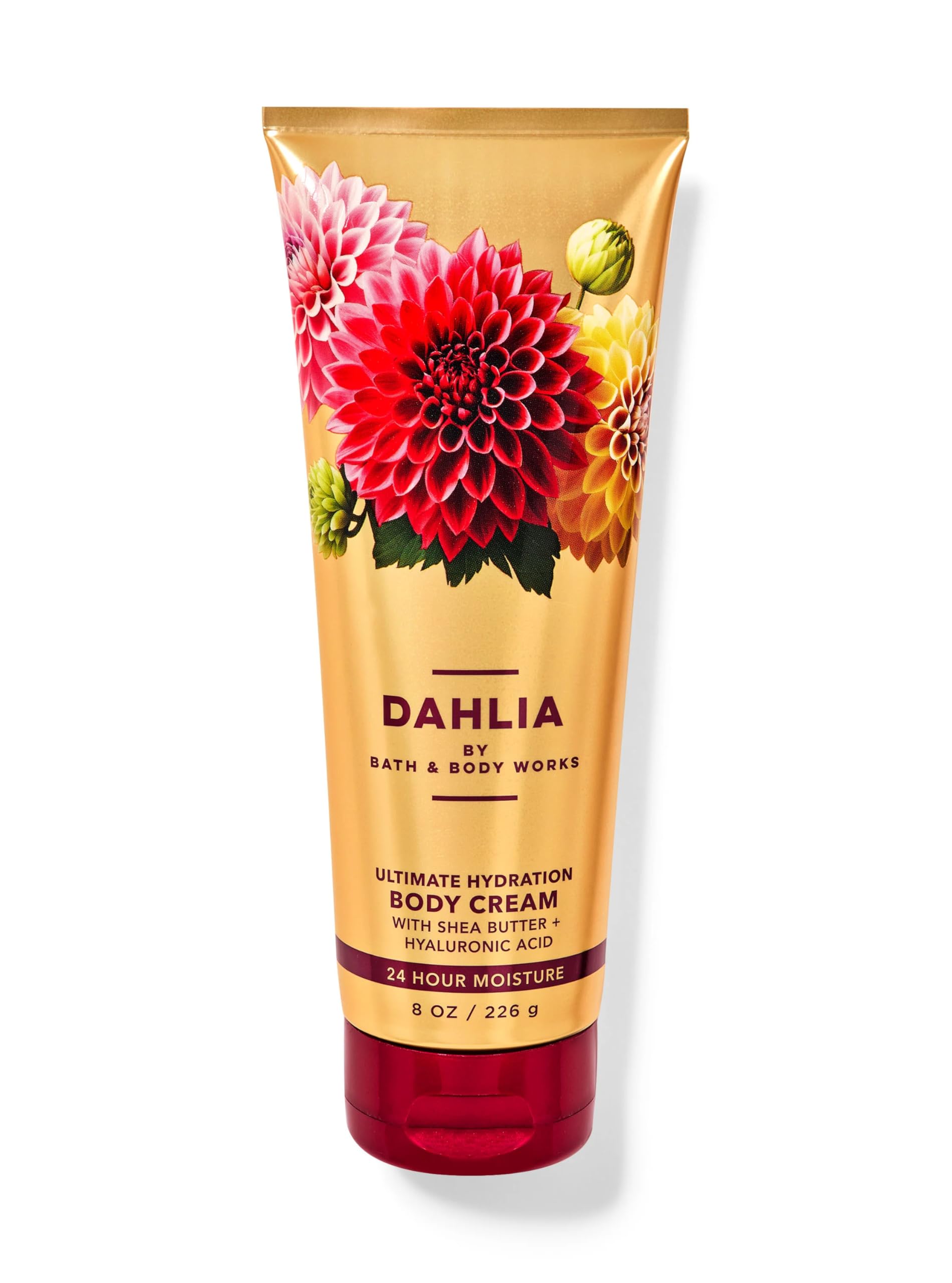 Bath & Body Works Dahlia Ultimate Hydration Body Cream – Intense 24-Hour Moisture, Infused with Essential Oils & Natural Goodness, Paraben-Free, & Eco-Friendly!