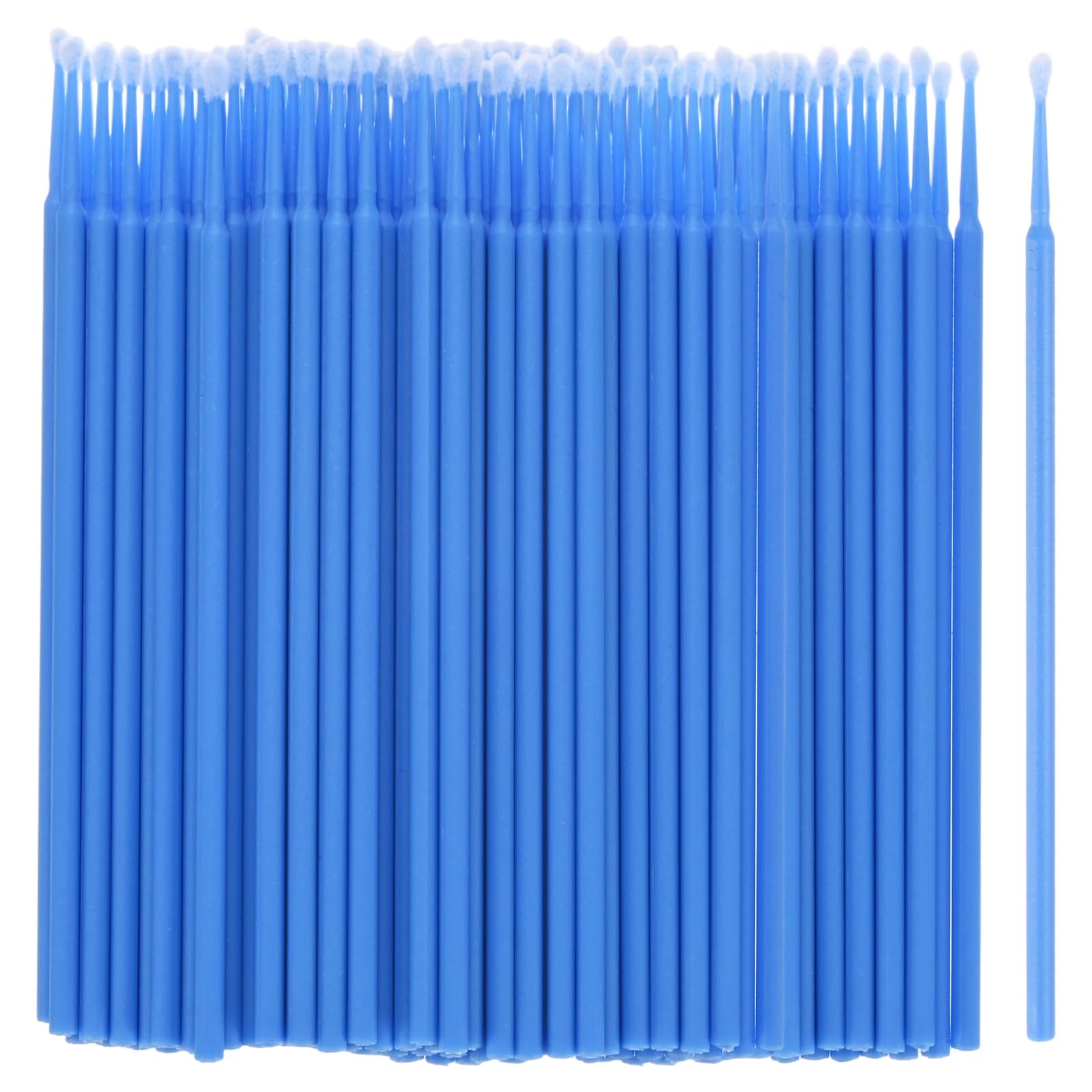 M METERXITY 200-Pack Pollinator Brush 0.1in/2.5mm, Dark Blue
