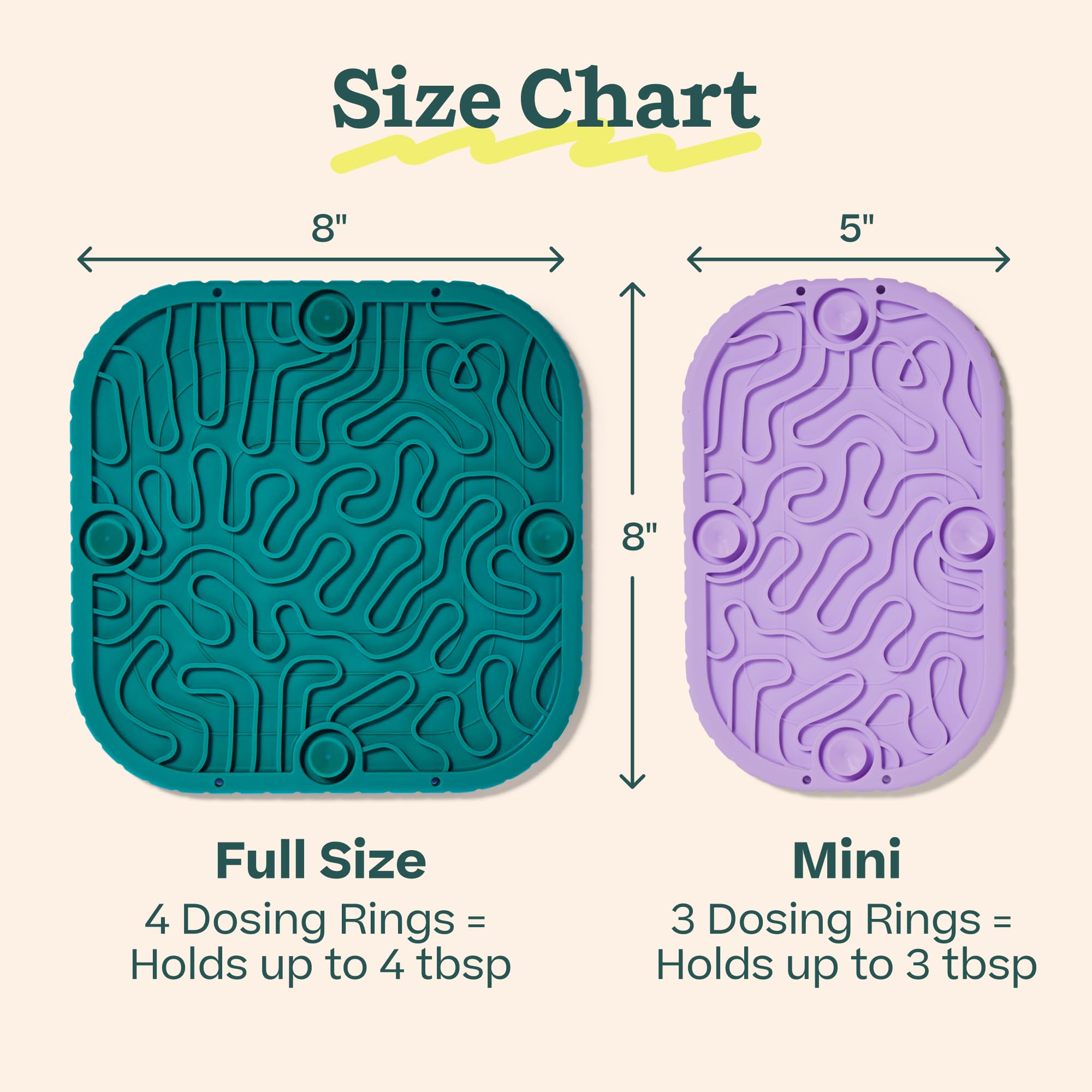 WOOF FlipMat - Tapete para lamer perros fácil de limpiar, tapete de alimentación lenta con diseño antideslizante de doble cara, silicona sin BPA, tapete para lamer, juguetes interactivos para perros