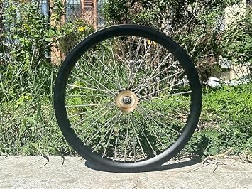 20" Rear Wheel Double Wall Heavy Duty Bike Rim 10G 36 Spoke Wheel & 22T Flywheel Road Cruiser Rim