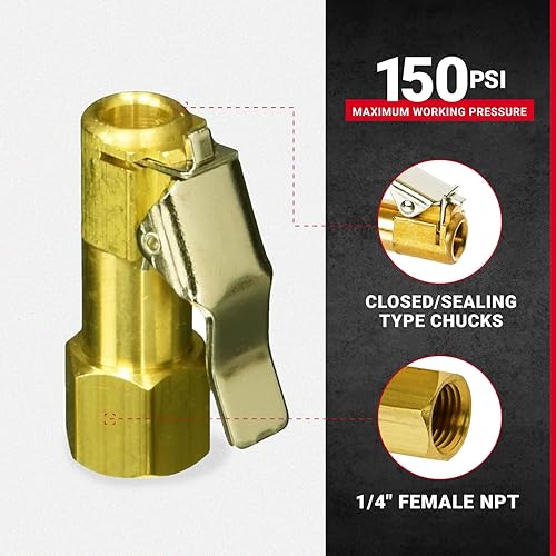 Miniatura 2 de Milton FNPT Adaptador neumático estilo europeo 14 pulgadas