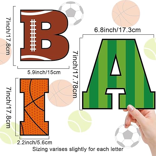 Vista 30 de Juego de 150 letras grandes de 6 pulgadas y puntuación, colorido alfabeto recortado para el aula para exhibir tablón de anuncios, escuela en casa