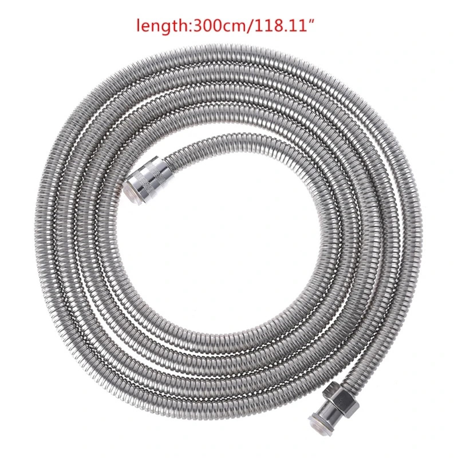 Manguera Ducha Reemplazo De Manguera De Calentador De Agua De Baño De Manguera De Ducha Flexible De Acero Inoxidable De 3,0 Metros