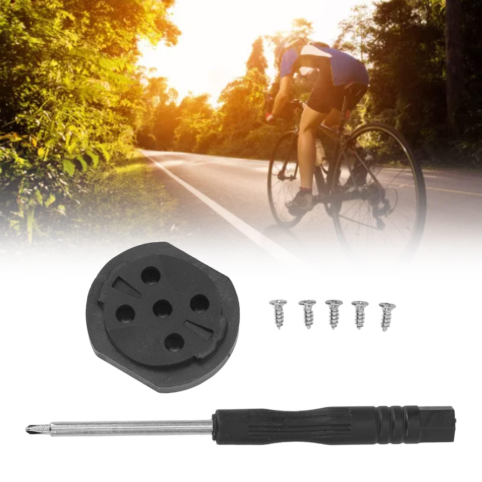 Staffa per Computer da Bicicletta Base Fissa di Ricambio Parti di Riparazione Compatibile con Modelli Standard Adatta per Montaggio Stabile