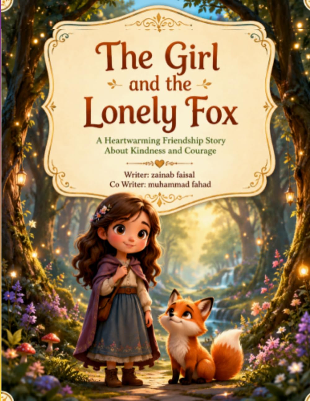 The girl and the lonely Fox: A Heartwarming Story of Friendship, Kindness, and Courage (Jungle Adventures)