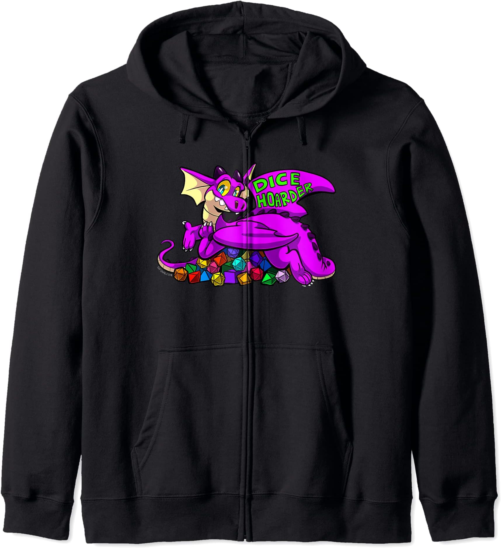 Dice Hoarder tee Zip Hoodie