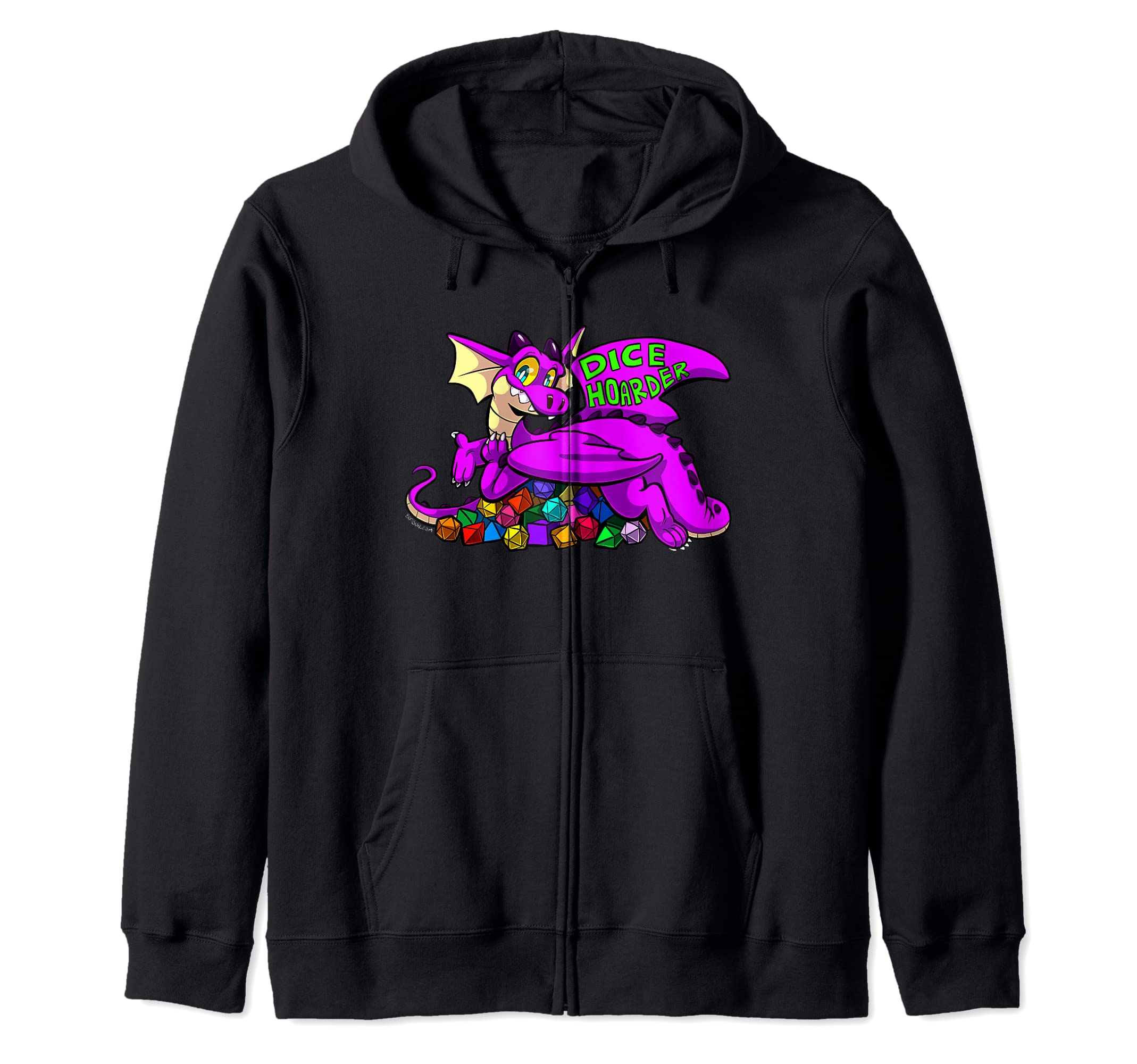 Dice Hoarder tee Zip Hoodie