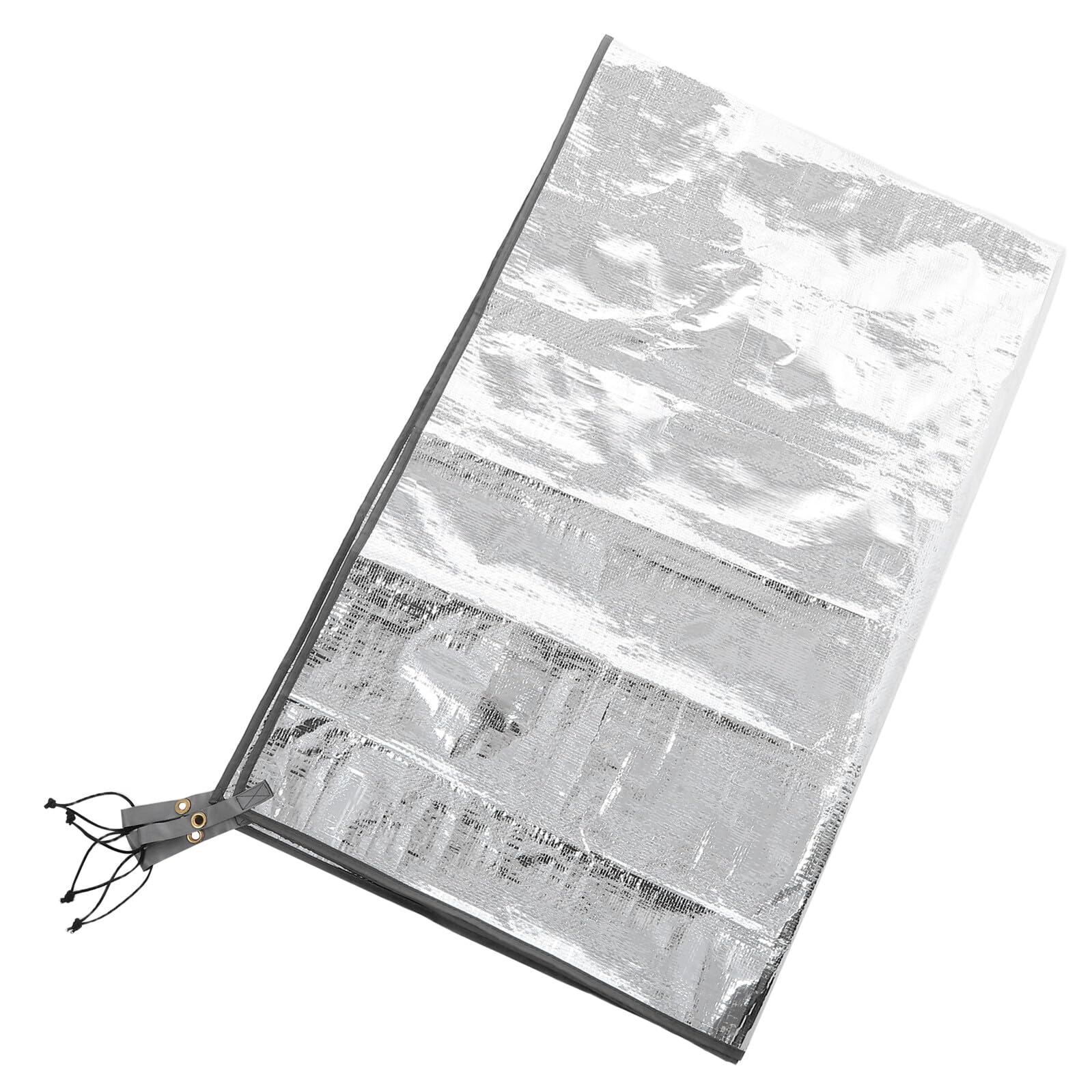 Materassino da Campeggio Isolante in Alluminio 125X200 CM e Termico Tappetino da Picnic Portatile Antisabbia Resistente All’Umidità per Outdoor Spiaggia e Riparo