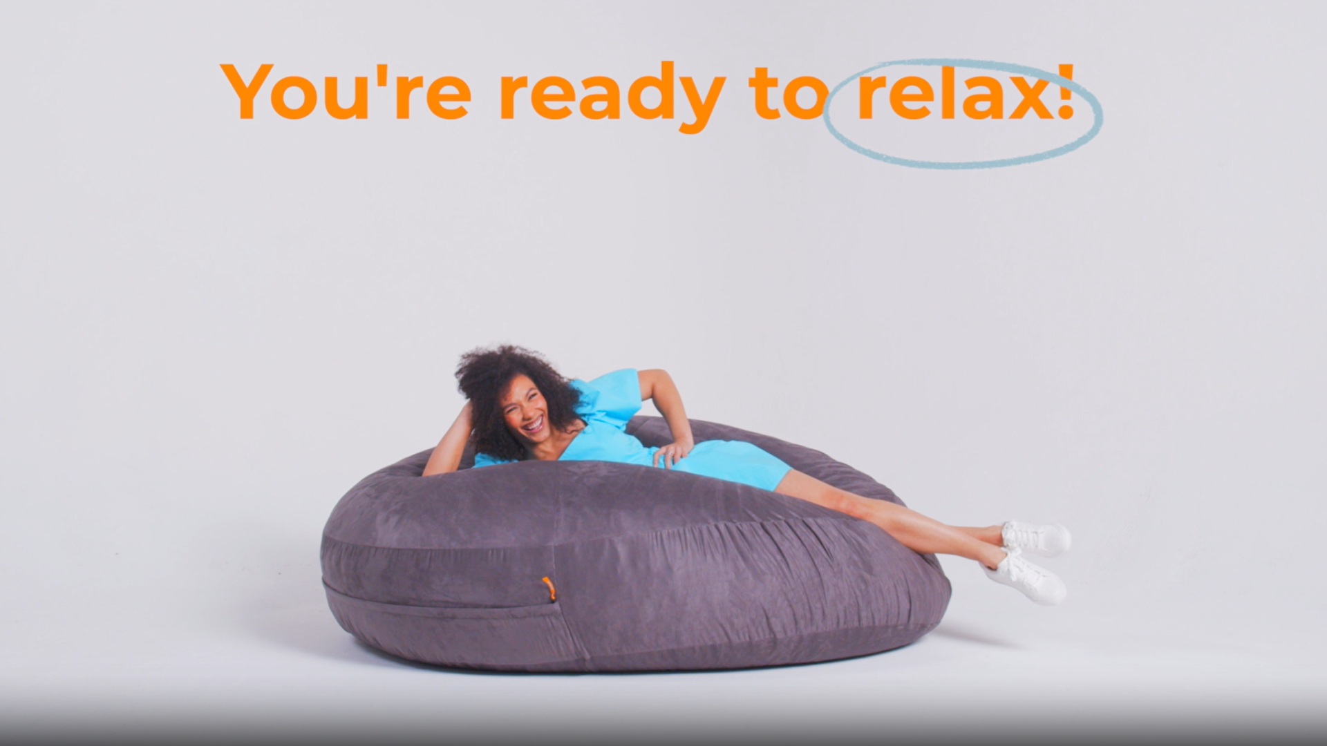 Amazon.com: Jaxx 6 Foot Cocoon - 2-in-1 Convertible Bean Bag Bed