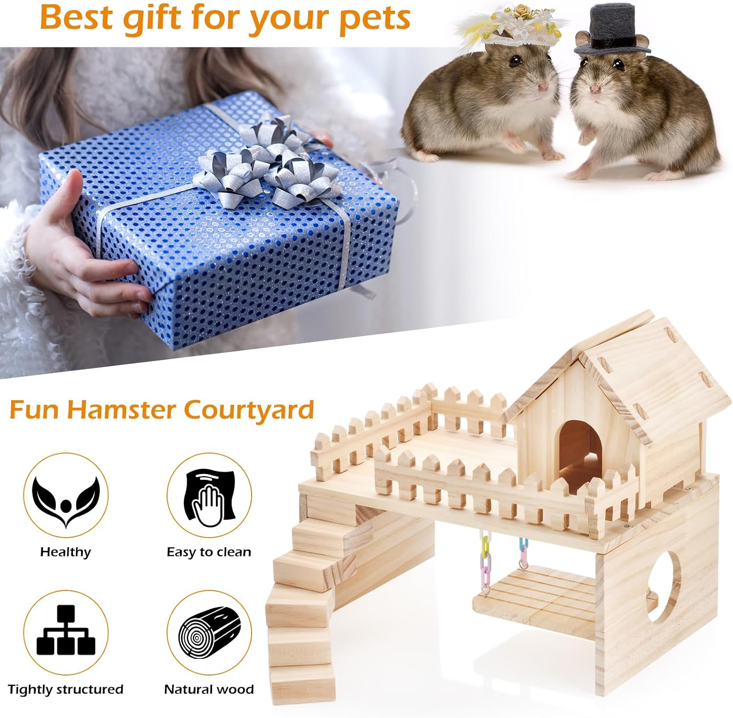 Hamster Platform,Hamster Hiding Place, Cage Accessories image 5